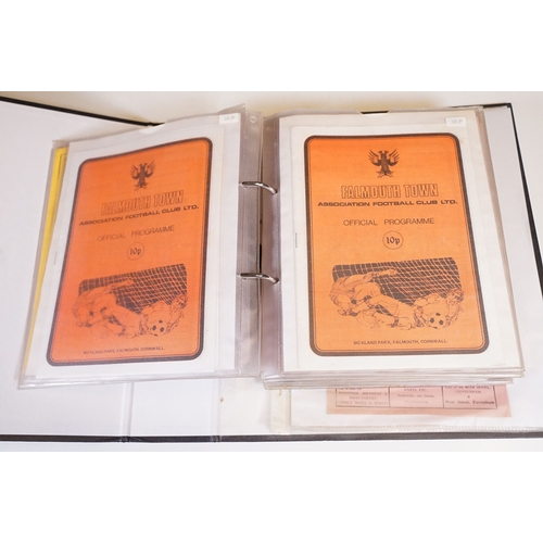 423 - Football Programmes - Collection of Non League programmes from the 1950s onwards to include Holyhead... 