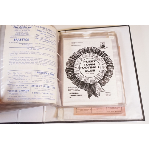 423 - Football Programmes - Collection of Non League programmes from the 1950s onwards to include Holyhead... 