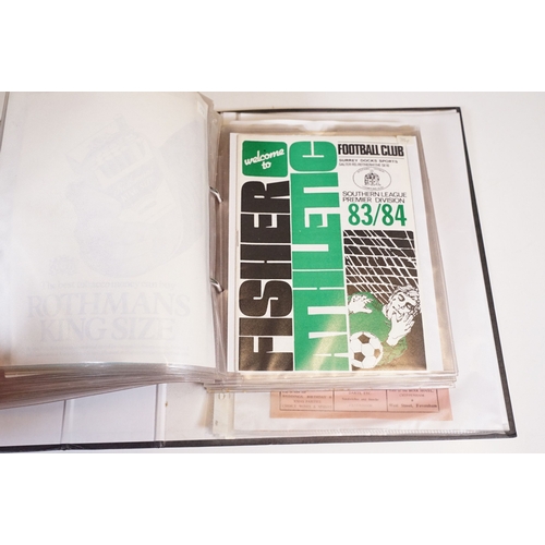 423 - Football Programmes - Collection of Non League programmes from the 1950s onwards to include Holyhead... 