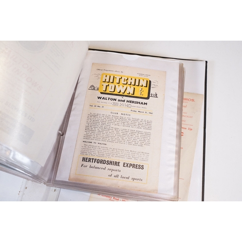 423 - Football Programmes - Collection of Non League programmes from the 1950s onwards to include Holyhead... 