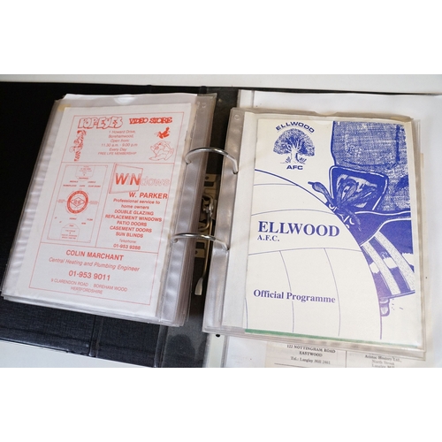 423 - Football Programmes - Collection of Non League programmes from the 1950s onwards to include Holyhead... 