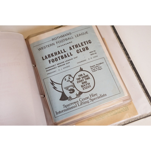 423 - Football Programmes - Collection of Non League programmes from the 1950s onwards to include Holyhead... 