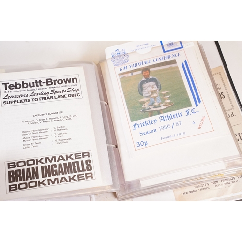 427 - Non League Football Programmes - Large collection of programmes from the 1950s onwards to include Il... 