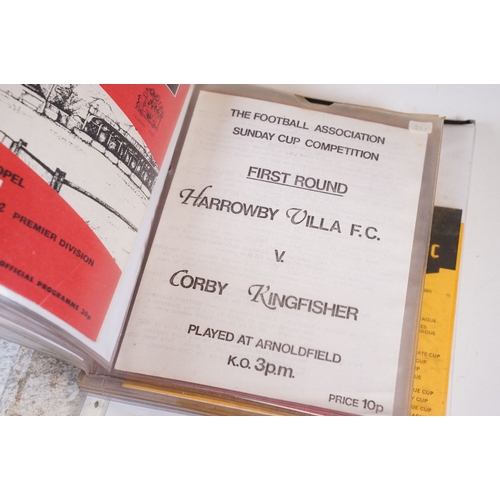 427 - Non League Football Programmes - Large collection of programmes from the 1950s onwards to include Il... 