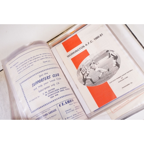 427 - Non League Football Programmes - Large collection of programmes from the 1950s onwards to include Il... 
