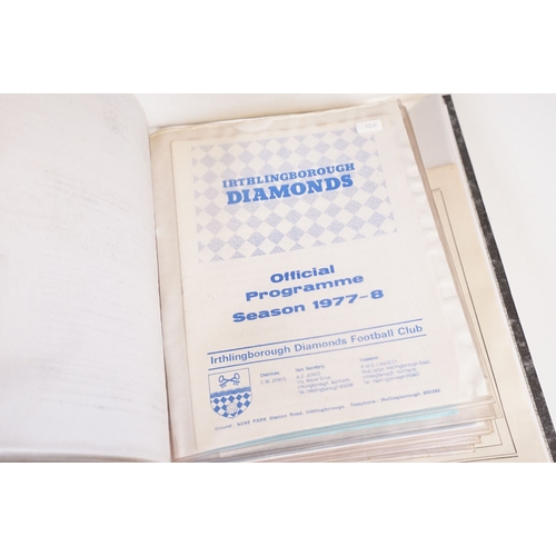 427 - Non League Football Programmes - Large collection of programmes from the 1950s onwards to include Il... 