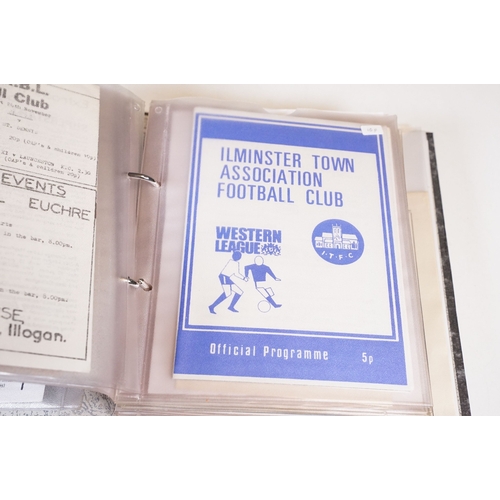 427 - Non League Football Programmes - Large collection of programmes from the 1950s onwards to include Il... 