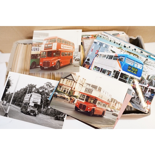A very large collection of photographic images of buses.