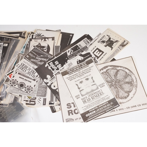 406 - A small collection of NME / New Musical Express newspaper magazines and a selection of backstage pas... 