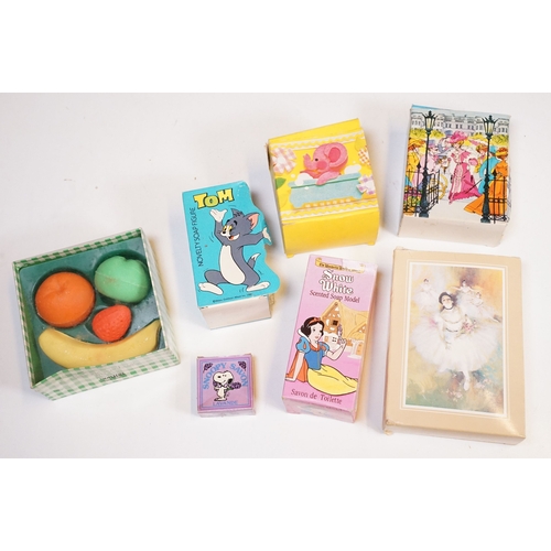 398 - A large collection of 1970's / 1980's novelty soaps within original boxes together with a small coll... 