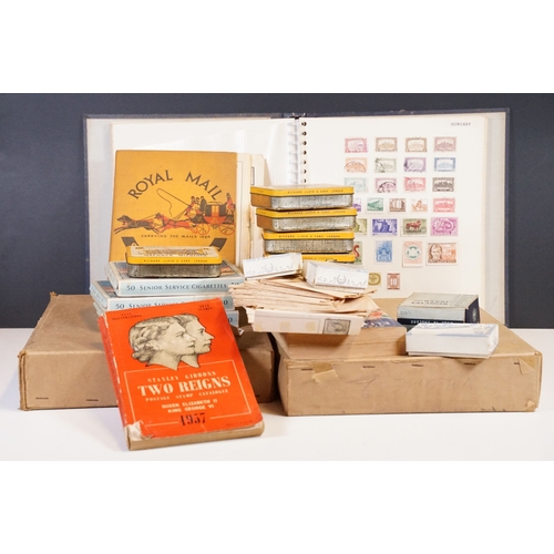 399 - A collection of British, Commonwealth and world stamps to include mint examples, contained within th... 