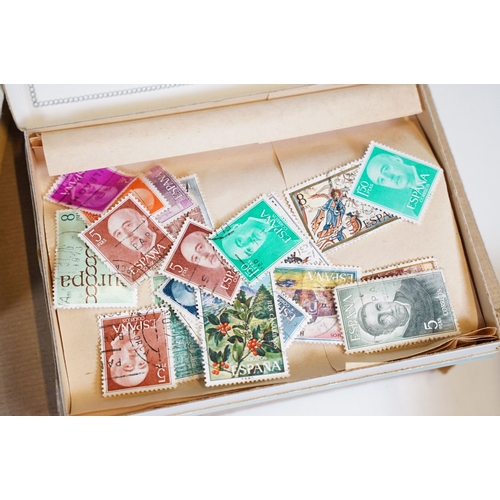 399 - A collection of British, Commonwealth and world stamps to include mint examples, contained within th... 