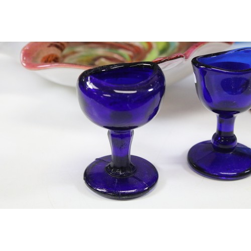 71 - Collection of glassware, to include: Cristal D'Arques-Durand Ancenis Cubist Facet Vase, 22cm high, t... 