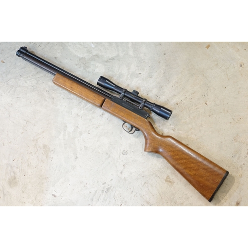 Sharp Innova 2 .22 Caliber air rifle with Bisley scope