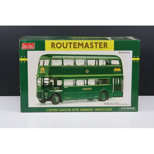Boxed ltd edn Sun Star 1/24 2904 rmc 1453-453 CLT The Original Green ...