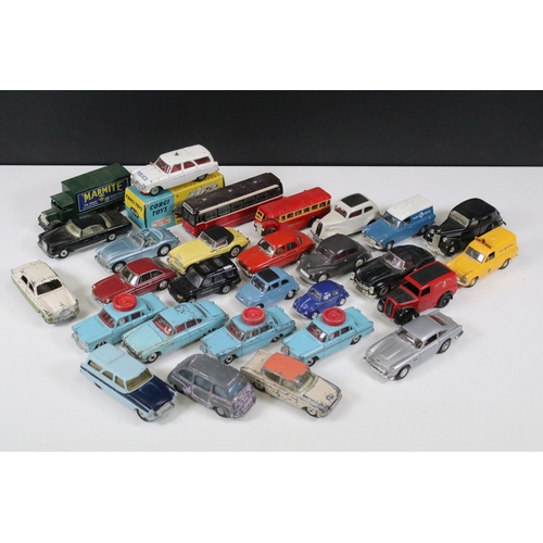 1407 - 28 Diecast models from the mid 20th C diecast models to include 3 x Corgi Austin A60 Driving School,... 