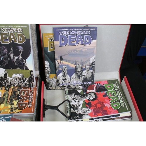 378 - Comics - Around 80 The Walking Dead related comics and graphic novel books including Image examples ... 