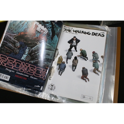 378 - Comics - Around 80 The Walking Dead related comics and graphic novel books including Image examples ... 