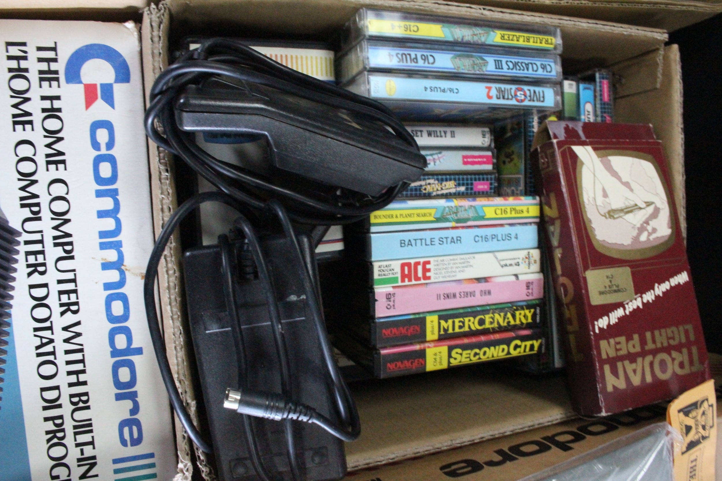 Retro Gaming - Collection of Commodore computer system items and games ...