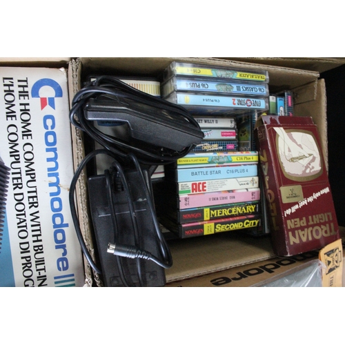 Retro Gaming - Collection of Commodore computer system items and games ...