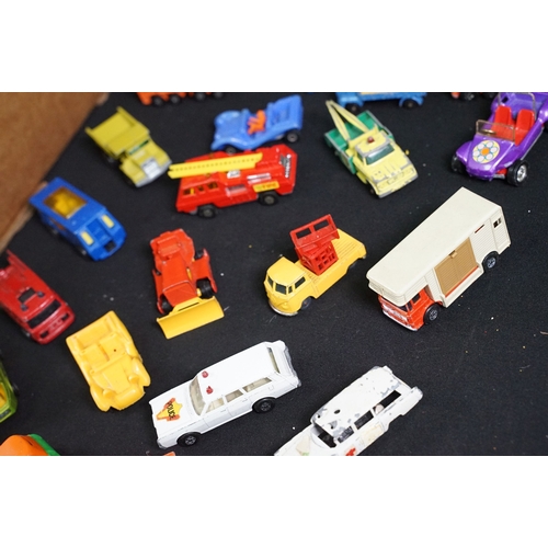 1396 - Around 100 Mid 20th C onwards playworn diecast models to include Corgi, Dinky, Mattel Hot Wheels and... 