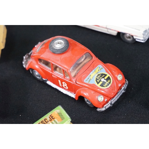 1397 - Around 65 mid 20th C play worn diecast models to include Corgi, Matchbox and Dinky featuring Corgi B... 