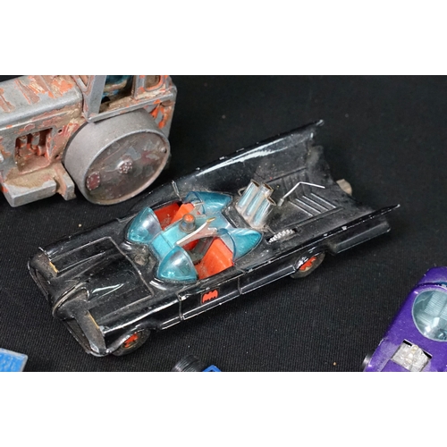 1397 - Around 65 mid 20th C play worn diecast models to include Corgi, Matchbox and Dinky featuring Corgi B... 