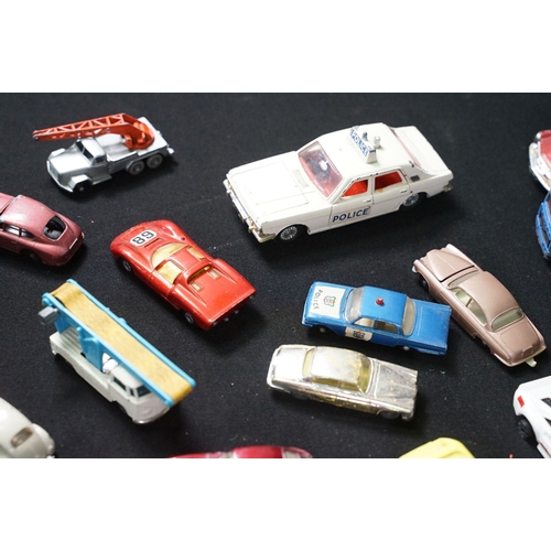 1397 - Around 65 mid 20th C play worn diecast models to include Corgi, Matchbox and Dinky featuring Corgi B... 