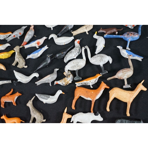 196 - Collection of around 125 x Early 20th Century onwards wooden Noah's Ark figures and animals includin... 