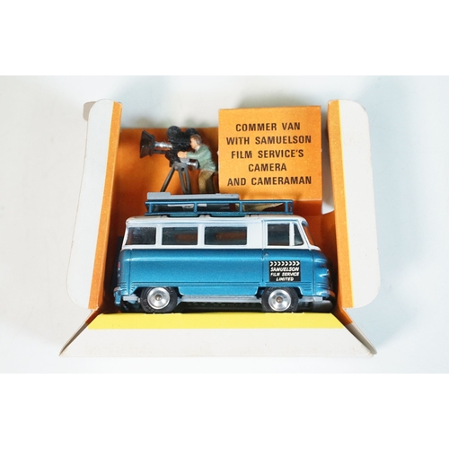 1402 - Boxed Corgi 479 Commer Mobile Camera Van diecast model with cameraman figure, diecast vg with minor ... 