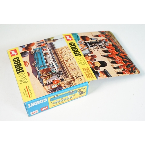 1402 - Boxed Corgi 479 Commer Mobile Camera Van diecast model with cameraman figure, diecast vg with minor ... 