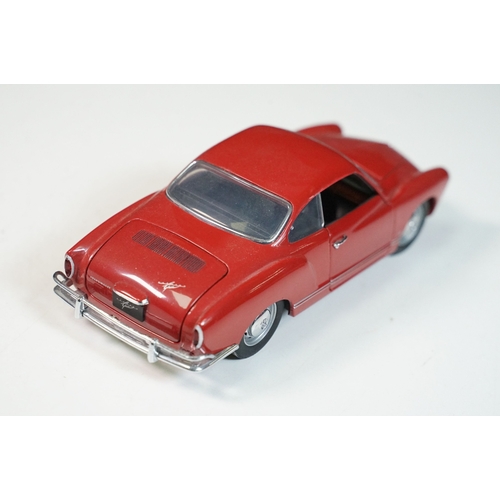 1403 - Three Franklin Mint diecast models to include 1967 Morris Mini Cooper with tag, 1955 Rolls Royce Sil... 