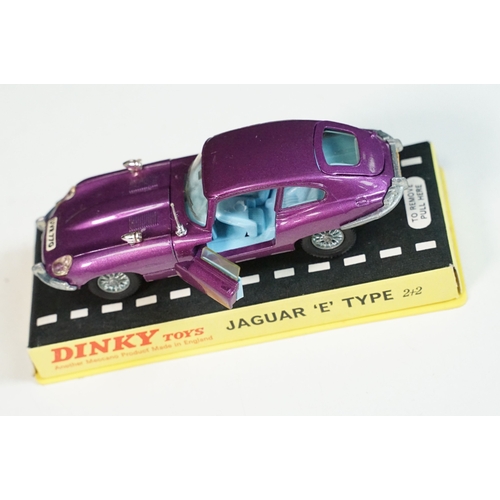 1404 - Three cased / boxed diecast models to include 23x Dinky (131 Jaguar E Type 2+2 in purple and 116 Vol... 