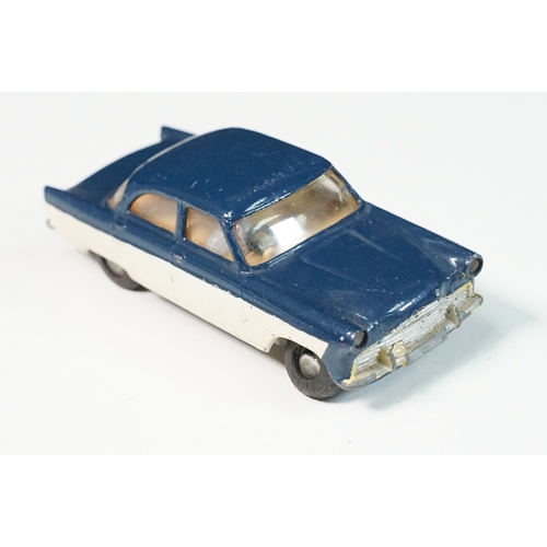 1408 - Five play worn Triang Spot On diecast models to include Zodiac, Morris Mini Van, LWB and Rover, Aust... 