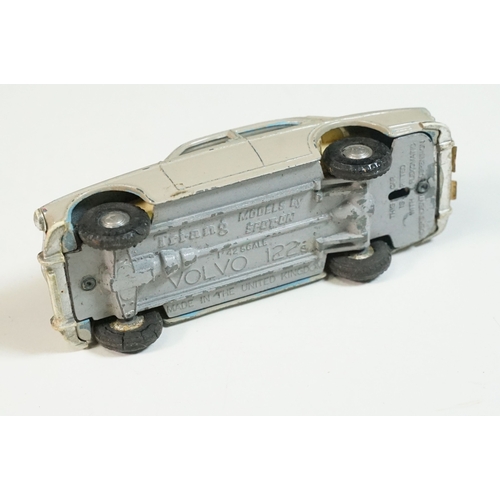 1408 - Five play worn Triang Spot On diecast models to include Zodiac, Morris Mini Van, LWB and Rover, Aust... 