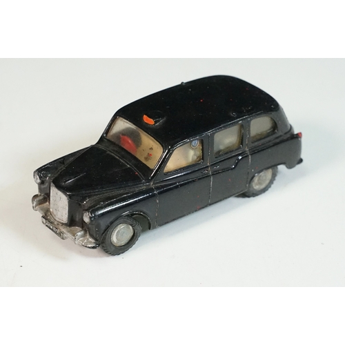 1408 - Five play worn Triang Spot On diecast models to include Zodiac, Morris Mini Van, LWB and Rover, Aust... 