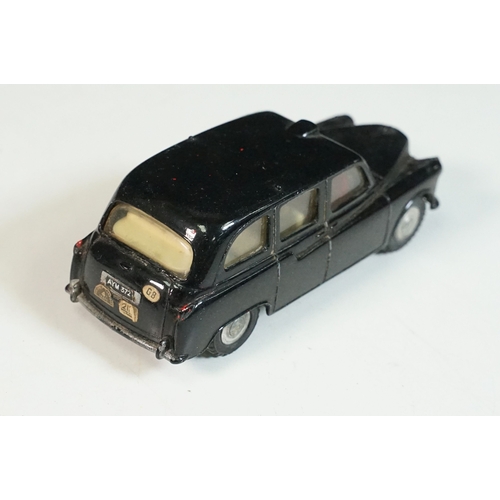 1408 - Five play worn Triang Spot On diecast models to include Zodiac, Morris Mini Van, LWB and Rover, Aust... 