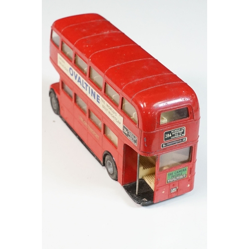 1409 - Triang Spot On 145 LT Routemaster Bus diecast model, showing play wear