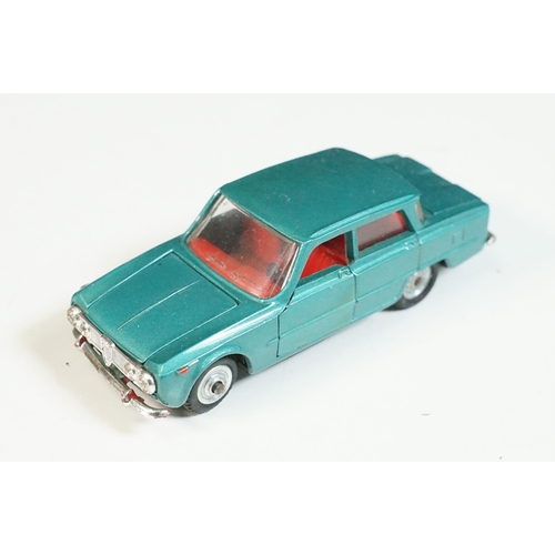 1410 - Two Politoys diecast models to include 523 Alfa Romeo Giulia TI and 512 Fiat 500 Giardinetta, diecas... 