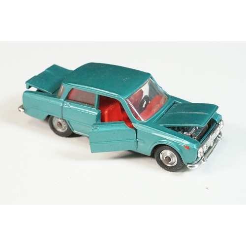 1410 - Two Politoys diecast models to include 523 Alfa Romeo Giulia TI and 512 Fiat 500 Giardinetta, diecas... 