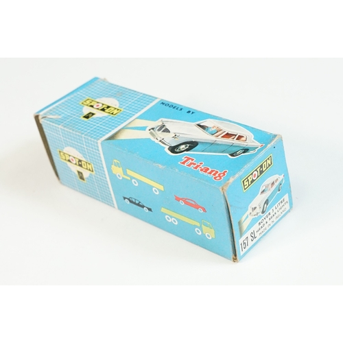 1412 - Three boxed Triang Spot On diecast models to include 193 NSU Prinz 4 (very loose chassis from body),... 