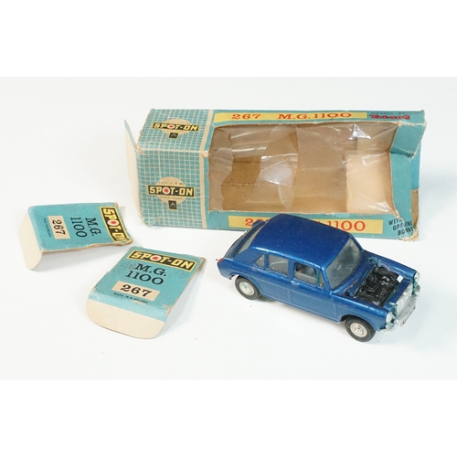 1412 - Three boxed Triang Spot On diecast models to include 193 NSU Prinz 4 (very loose chassis from body),... 