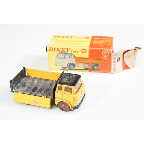 1416 - Four boxed play worn Dinky diecast models to include 273 RAC Patrol Mini Van, 274 AA Mini Van, 120 J... 