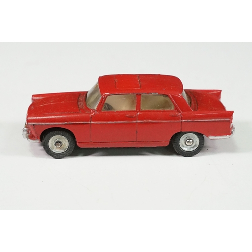 1417 - Two boxed Dinky diecast models to include French 536 404 Peugeot in red, with plastic trailer and pa... 