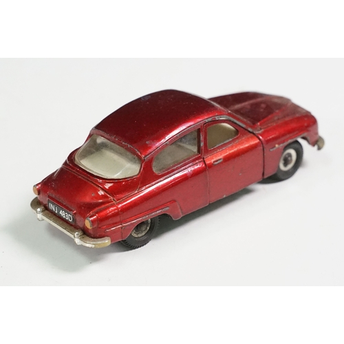 1417 - Two boxed Dinky diecast models to include French 536 404 Peugeot in red, with plastic trailer and pa... 