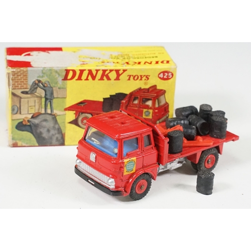 1418 - Four boxed Dinky commercial diecast models to include 917 Mercedes Benz Truck and Trailer (with inne... 
