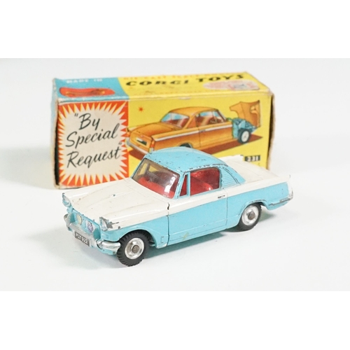 1419 - Nine boxed mid 20th C diecast models to include 6 x Corgi featuring 334 Mini Cooper Magnifique, 341 ... 