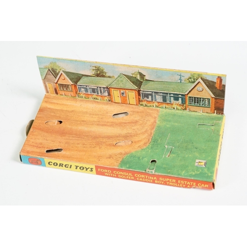 1420 - Boxed Corgi Gift Set No 37 diecast model set (missing trailer, diecast showing play worn but gd over... 