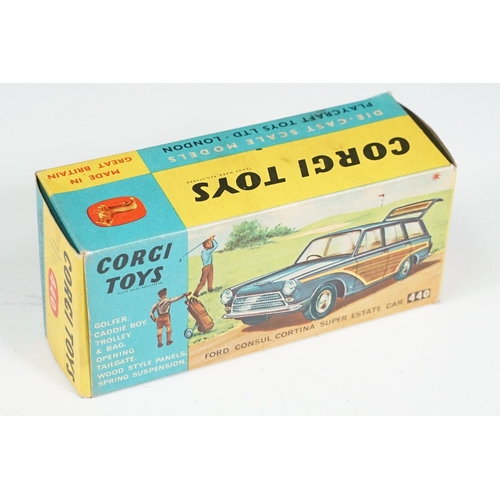 1420 - Boxed Corgi Gift Set No 37 diecast model set (missing trailer, diecast showing play worn but gd over... 