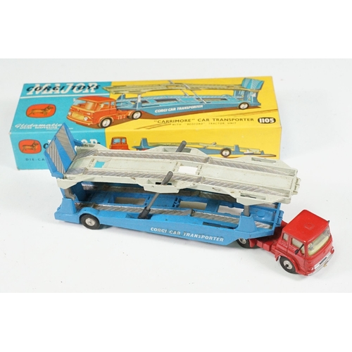 1420 - Boxed Corgi Gift Set No 37 diecast model set (missing trailer, diecast showing play worn but gd over... 